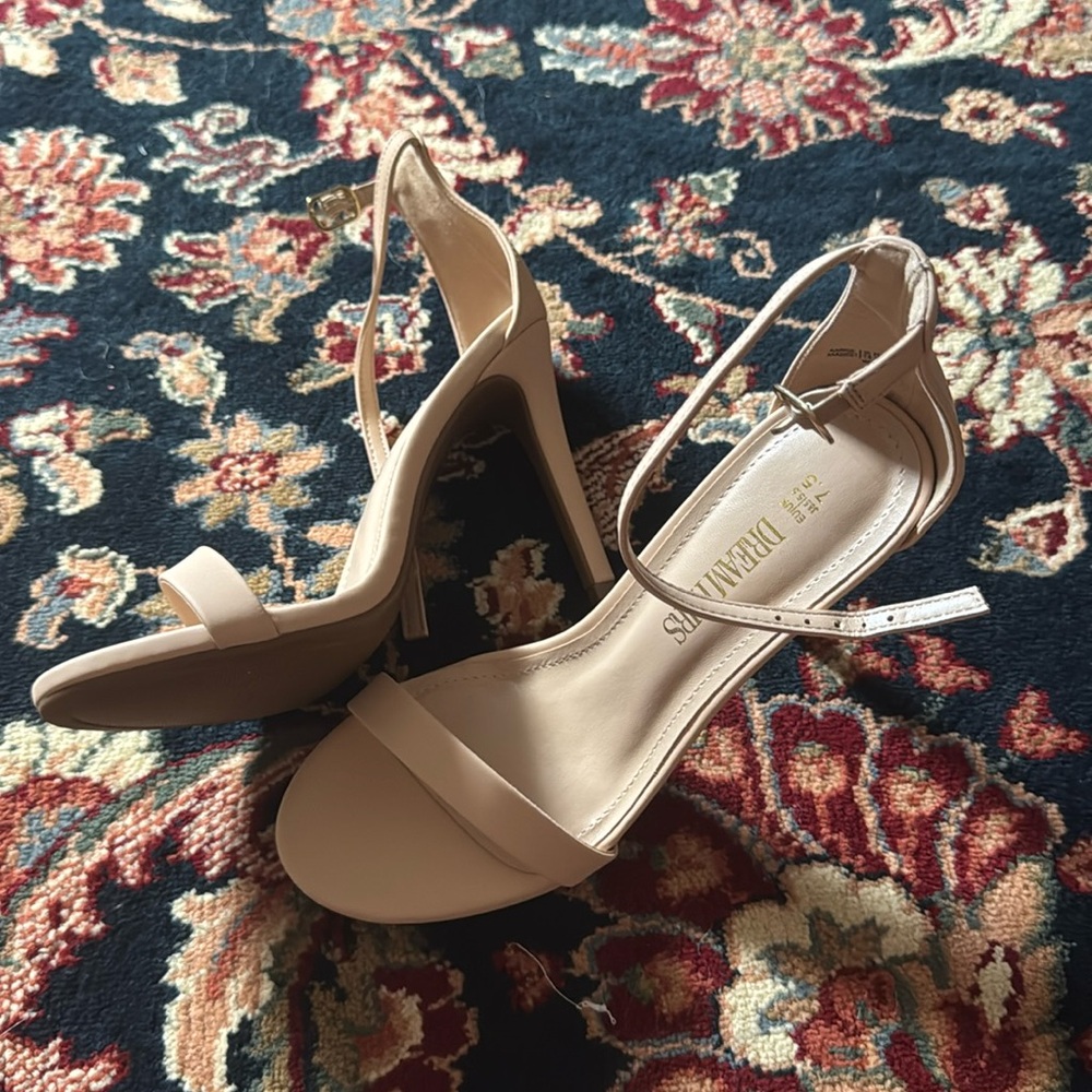 Nude high heels